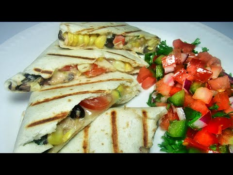 Easy Mexican Recipes - How To Make Chicken Fajitas and Quesadillas