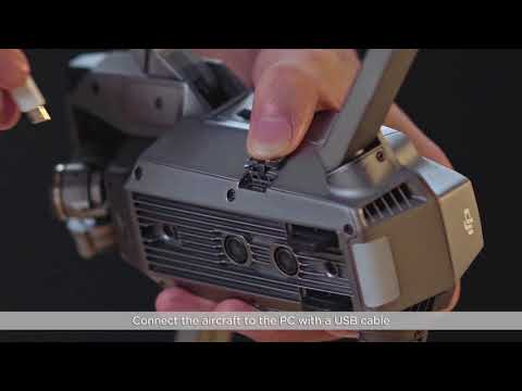 DJI Mavic Pro Platinum - Updating the Firmware with a PC