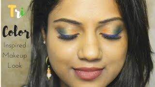 Image for video on Indian Tricolor Inspired Makeup Look | Independence Day Collaboration | Ria Rajendran by Ria Rajendran