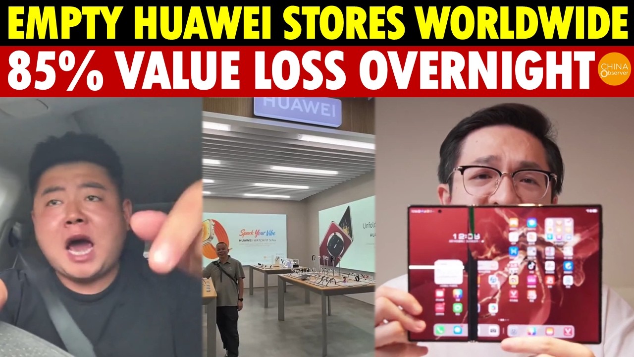 Huawei’s Global Collapse? German Stores Empty, Angry Users Call Phones Trash