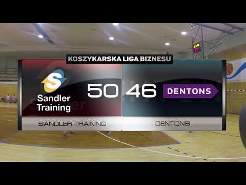Sandler Training vs Dentons - IV kolejka - 1 Liga Warszawa - Koszykarska Liga Biznesu