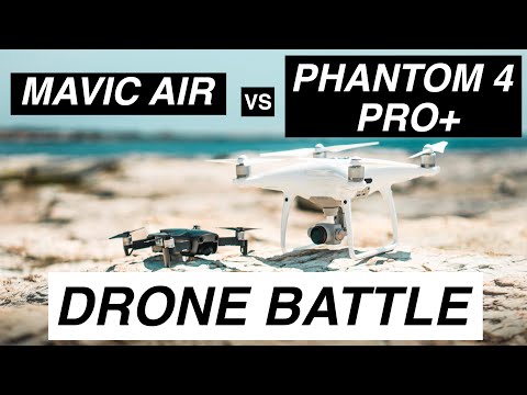 DJI MAVIC AIR VS PHANTOM 4 PRO+ - Drone Battle Episode #1