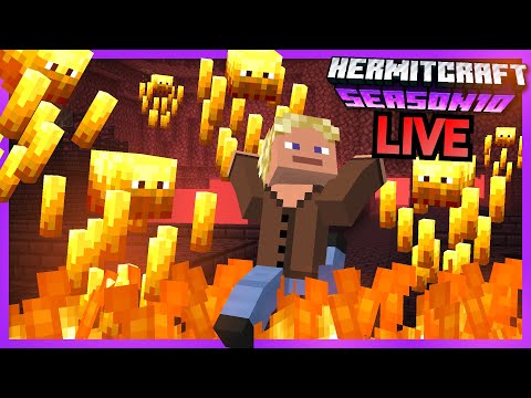 Minecraft Hermitcraft: UNBELIEVABLE Dual Blaze Spawner Security!