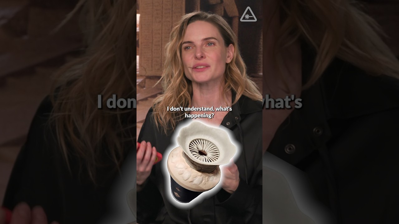 Rebecca Ferguson reacts to the Dune popcorn bucket #Dune #DunePartTwo - YouTube