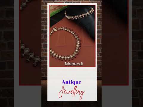 Traditional brass antique jewelry mehendi polish party wear ...