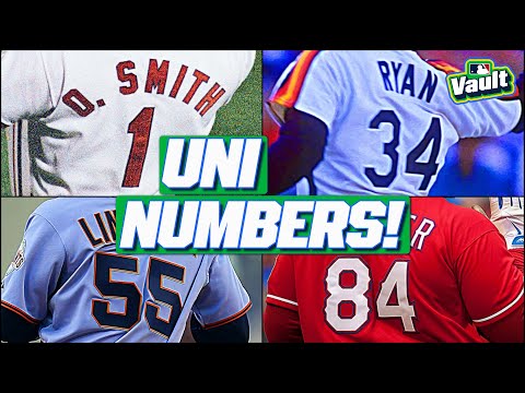 1 MLB star for EVERY uniform number