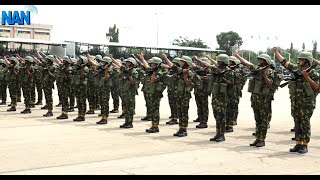 Must Watch: Platoon of Nigerian Army Women Corps a