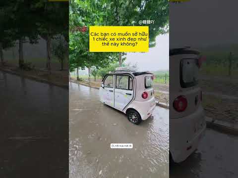 Mẹ chở con trai đi khắp thế giới trên chiếc xe đáng yêu 🌍🚗🥰#shorts