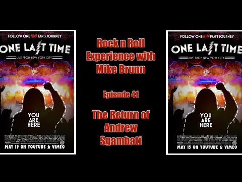 Ep. 41 - One Last Time Live From NYC: The Return of Andrew Sgambati