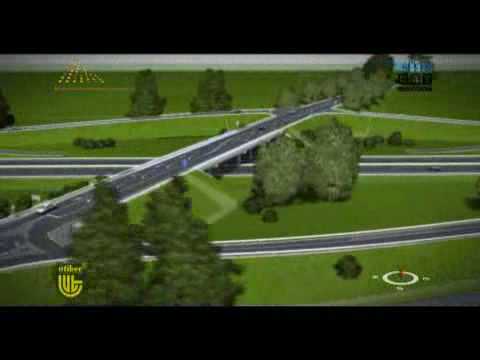 M43 Motorway Visualization, Szeged - Mako section