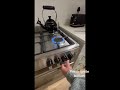 How to turn on Defy gas stove plate