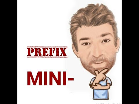 English Tutor Nick P Prefix (47) Mini- (Origin) - Two Meanings