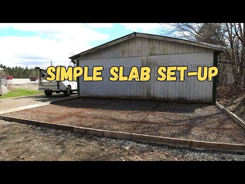 DIY Concrete Slab Set-Up For A 28' X 24' X 6" Slab