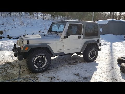 Jeep Wrangler TJ ION 174 Wheels and Goodyear Duratrac 31x10.5x15 tires