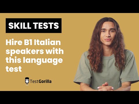 Hire Italian B1 speakers with this intermediate Italian test