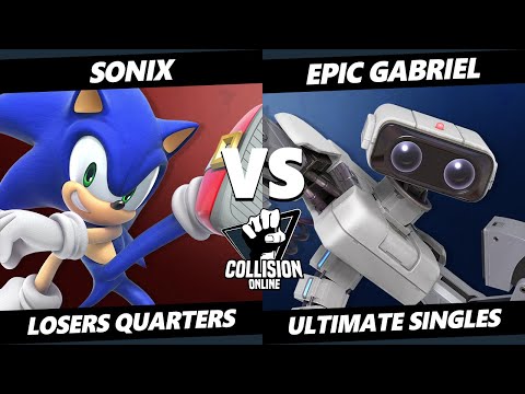 Collision Online Losers Quarters - Sonix (Sonic) Vs. Epic Gabriel (ROB) SSBU Smash Ultimate