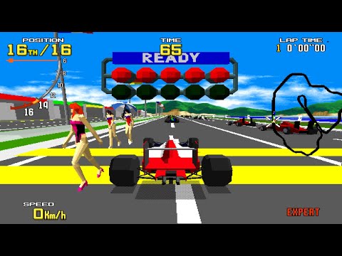 Virtua Racing Longplay - Full Playthrough on Coin-Op Arcade Machine