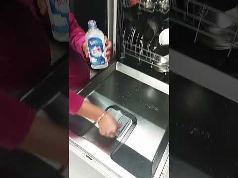 How to add Dishwasher Rinse Aid in your Dishwasher| Dishwasher Demo|#shorts #dishwasher #dishwashing