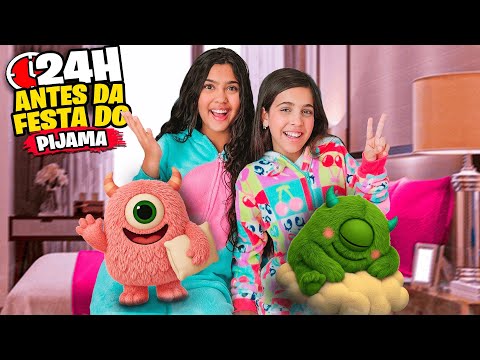 EVERYTHING THAT HAPPENED 24 HOURS BEFORE THE PAJAMA PARTY *WE WON A GIFT! 🥳