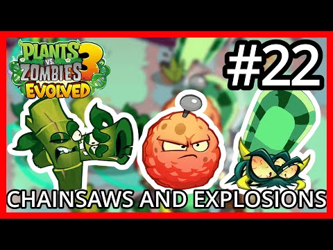 Chainsaw Grass, Bamboo Shoot and Explode-O-Nut Unlocked - Plants Vs Zombies 3 Evolved Beta
