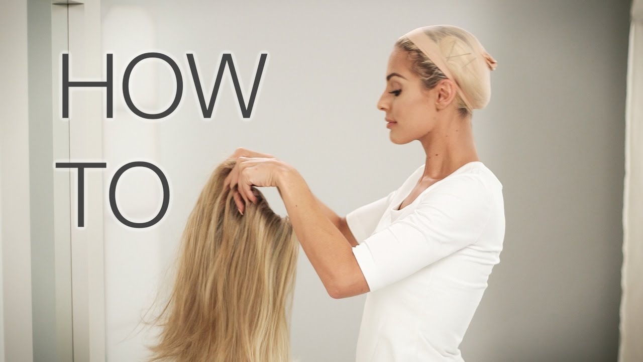 How to Put on a Wig - Its easy, watch video!