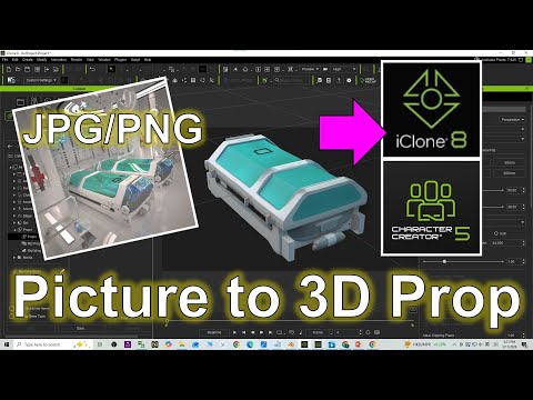 AI Picture to 3D Prop in iClone 8 & CC5 | AI 3D Modeling Tutorial #pictureto3d #AI #iclone