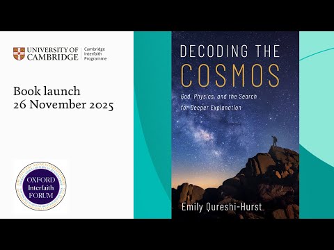Book launch: Decoding the Cosmos—an accessible exploration of theology & science