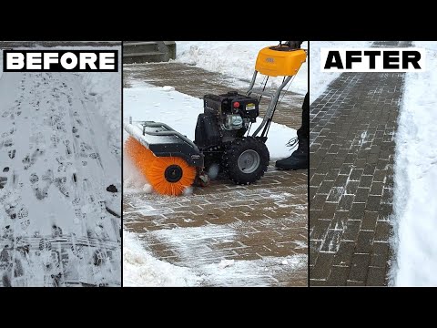 STIGA SWS 800 GE motorová zametacia metla s elektroštartom