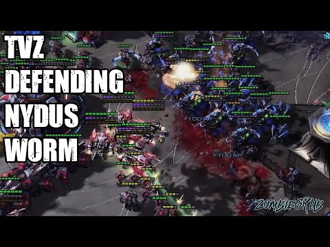 TvZ Defending Nydus Roach All-In