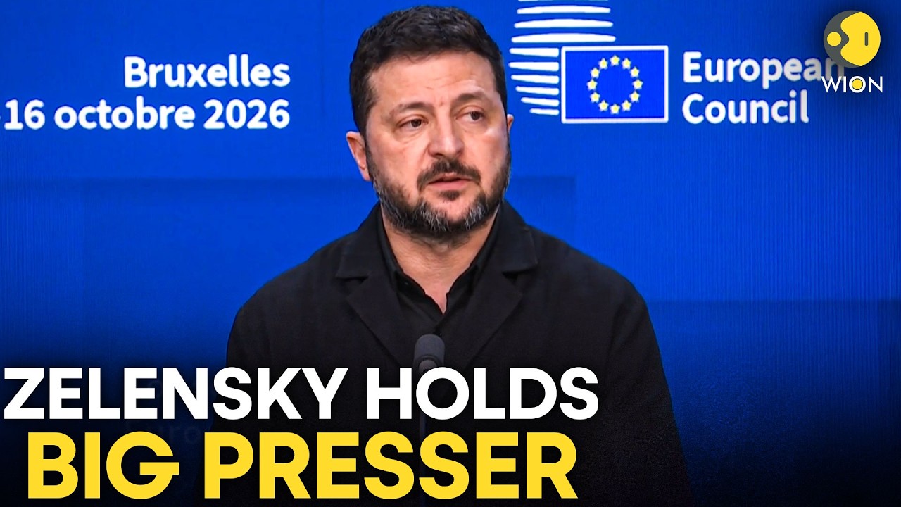 LIVE: Ukrainian President Volodymyr Zelenskiy Holds Press Conference After Meeting With EU Leaders