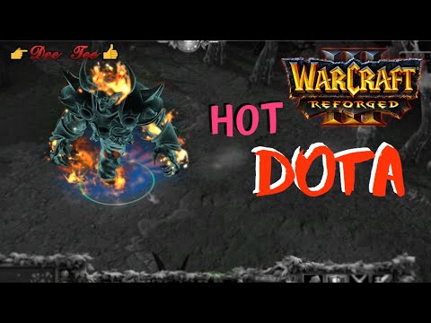 Warcraft 3 Reforged:  DOTA - Nevermore (the Shadow Fiend) Skills !!!