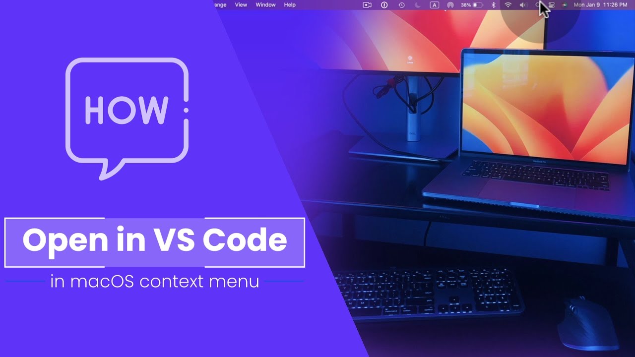 Open in VS Code in macOS context menu