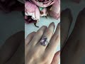 Серебряное кольцо с аметистом 4.12ct