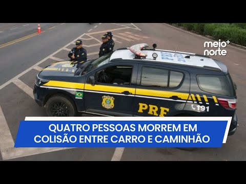 Quatro pessoas morrem em colisão entre carro e caminhão na BR-135, no Piauí | Meio Norte