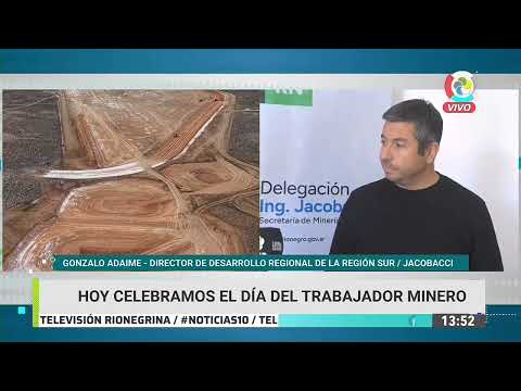 Ricardo Manrique desde Jacobacci: hoy celebramos el Día del Trabajador Minero