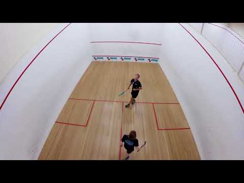 Sam Sergo vs James Lloyd at Woden Squash Courts Grand Final 24-11-2017
