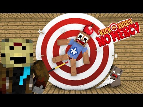 Monster School : KICK THE BUDDY CHALLENGE - Minecraft Animation