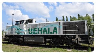 preview picture of video 'Vossloh G 1700 BB der BEHALA Hafenbahn Berlin - 277 406'