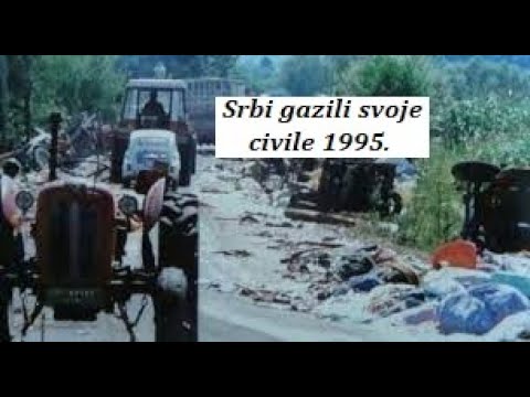 SRPSKI TENK POGAZIO SRPSKU BAKU DJEDA I UNUKU - Pad Krajine - Domovinski rat - Branko Cvetićen