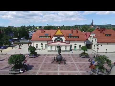 Rabka-Zdrój z lotu ptaka