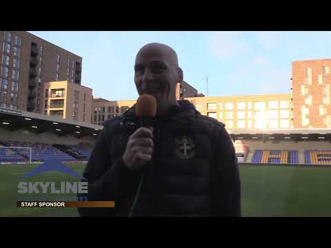 POST MATCH Jason Goodliffe AFC Wimbledon 0 Sutton United 1 15/10/22 EFL2