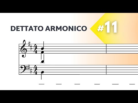 Dettato Armonico a 4 voci - Livello intermedio N°11
