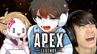 【APEX】明日からランクがソロ限定になるらしいので、最後のフルパ。　（ダイヤ行ったら即終了）