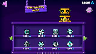 Geometry Dash: Opening The Community Shop (200 Diamonds)