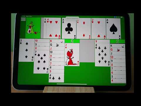 Playing Accessible Solitaire with iOS Voice Control on an iPad mini - YouTube