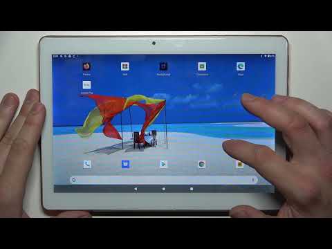 How to Remove/Restore Messages Icon from/to Home Screen on TOSCIDO X109 - Adjust Screen Icons