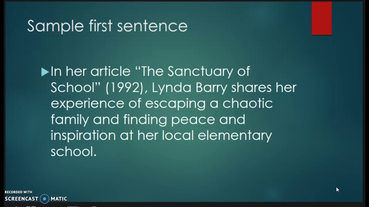 ENG 101 How to Write a Response Essay