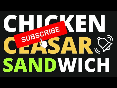 Chicken Caesar Toasted Sandwich