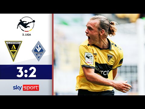 Aachen dreht wilde Partie dramatisch gegen Mannheim! | Alemannia Aachen - Waldhof Mannheim | 3. Liga