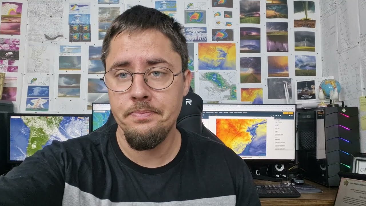 Muita chuva no final de semana ⛈️🌧. Risco de alagamentos e temporais ⛈️